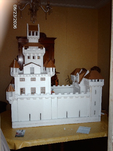 Toit et fenêtres du chateau Playmobil
