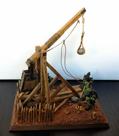 maquette de trébuchet