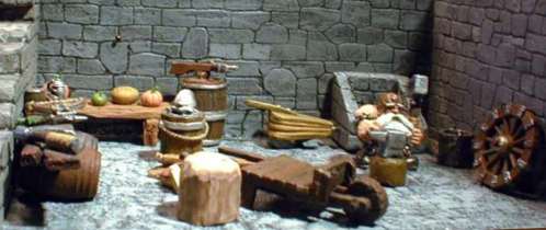 D&eacute;cor de forge pour les Nains