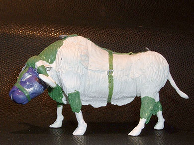 poils en r&eacute;sine verte